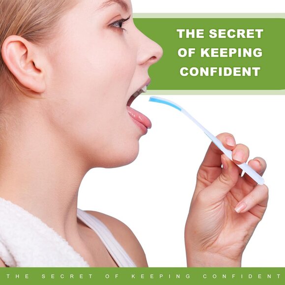 Life Time Tongue Cleaner scraper plastic adult and kids 4pcs Life Time - Picture 4 of 7